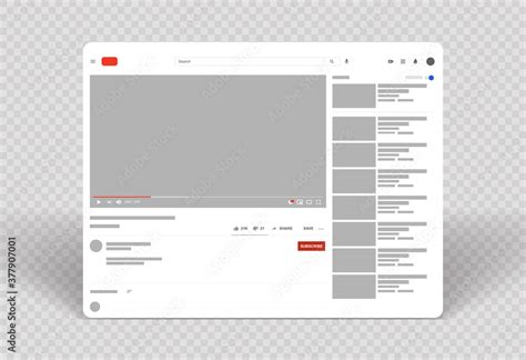 Youtube Video Frame Template